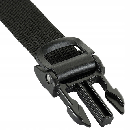 PAS KOMPRESYJNY NYLONOWY Z KLAMRĄ FASTEX M-TAC GEN. II 130 CM CZARNY BLACK