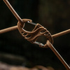 DWUSTRONNY KARABIŃCZYK TYPU S-HOOK BRELOK DO KLUCZY ABS M-TAC COYOTE
