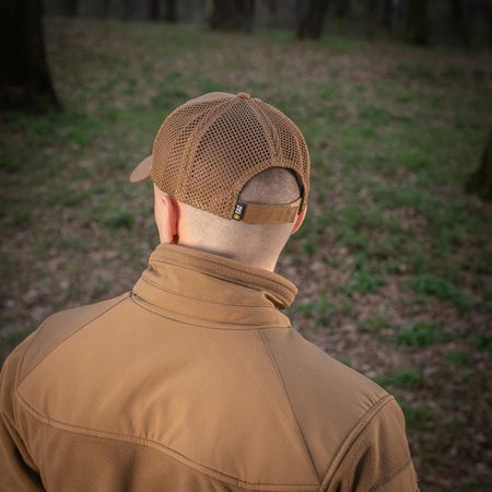 CZAPKA Z DASZKIEM BEJSBOLÓWKA MĘSKA M-TAC VENT FLEX RIP-STOP L/XL - COYOTE