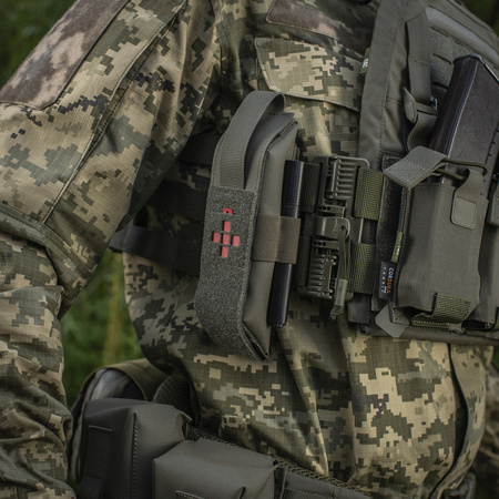 M-TAC - ZAMKNIĘTA ŁADOWNICA NA STAZĘ TYPU CAT / KABURA / MOCOWANIE MOLLE - ELITE FLAP - RANGER GREEN (10393023)