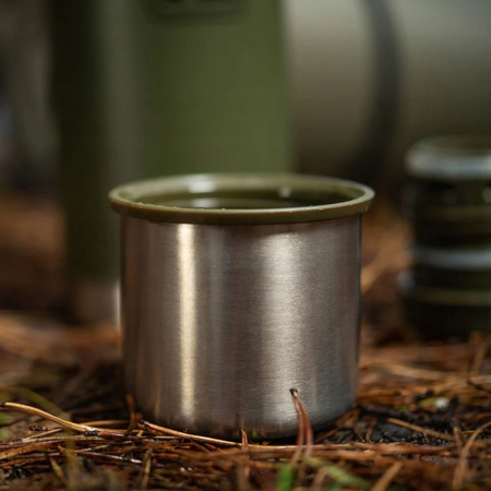 TERMOS TURYSTYCZNY 1,3L PRÓŻNIOWY PODWÓJNE ŚCIANKI M-TAC MILITARNY - OLIVE