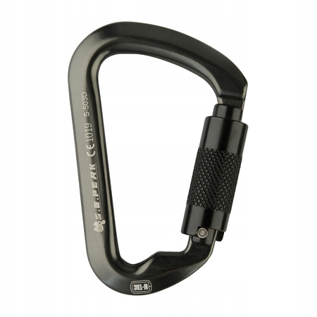 KARABIŃCZYK ASEKURACYJNY D-HOOK Z BLOKADĄ KEY-LOC TWIST-LOCK AUTOMAT M-TAC