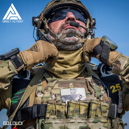 DIRECT ACTION - KOMIN WIELOFUNKCYJNY - NECK GAITER FR - POLARTEC - COYOTE - CP-NGFR-CDL-LTC