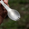 SPORK NIEZBĘDNIK Z KARABIŃCZYKIEM ŁYŻKO-WIDELEC 4W1 UNIWERSALNY STAL M-TAC