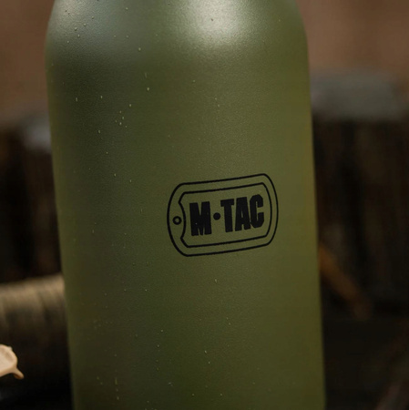 TERMOS TURYSTYCZNY 750 ML PRÓŻNIOWY PODWÓJNE ŚCIANKI M-TAC MILITARNY OLIVE