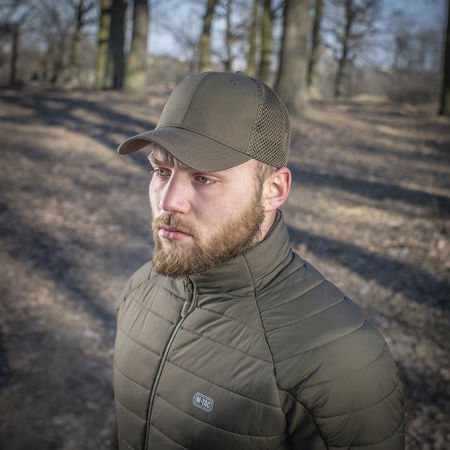 CZAPKA Z DASZKIEM BEJSBOLÓWKA MĘSKA M-TAC VENT FLEX RIP-STOP - DARK OLIVE