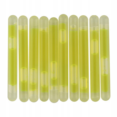 ŚWIATŁO CHEMICZNE ŚWIETLIK LIGHTSTICK GLOWSTICK M-TAC - 10 SZTUK - ZIELONE