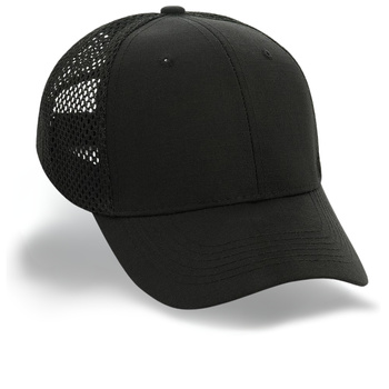 CZAPKA Z DASZKIEM BEJSBOLÓWKA MĘSKA M-TAC VENT FLEX RIP-STOP - CZARNA BLACK