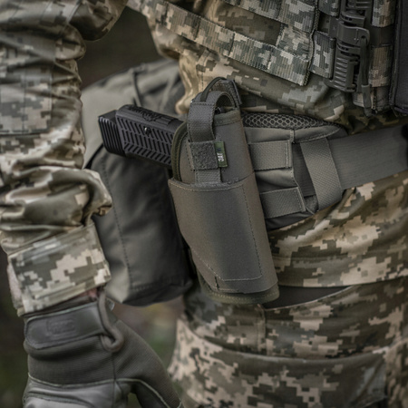 KABURA GLOCK 17 PRAWA UNIWERSALNA M-TAC ELITE CORDURA MOLLE - RANGER GREEN
