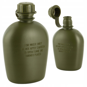 MANIERKA WOJSKOWA TURYSTYCZNA MENAŻKA BIDON BUKŁAK 1L M-TAC - ZIELONA OLIVE