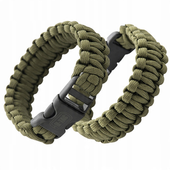 BRANSOLETKA SURVIVALOWA TAKTYCZNA PARACORD 550 M-TAC COBRA L ZIELONY OLIVE