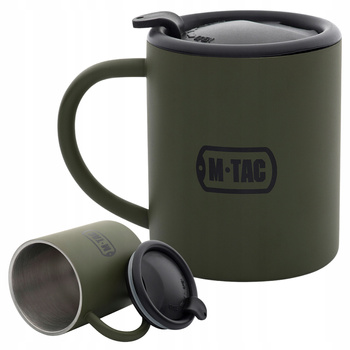 KUBEK TERMICZNY TERMOKUBEK 280 ML STAL NIERDZEWNA M-TAC - ZIELONY OLIVE