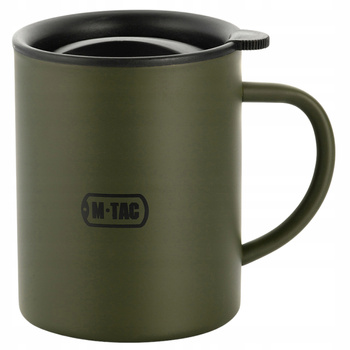 KUBEK TERMICZNY TERMOKUBEK 400 ML STAL NIERDZEWNA M-TAC - ZIELONY OLIVE