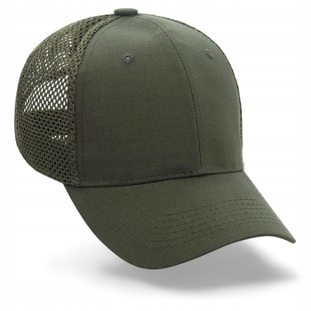 CZAPKA Z DASZKIEM BEJSBOLÓWKA MĘSKA M-TAC VENT FLEX RIP-STOP - ARMY OLIVE